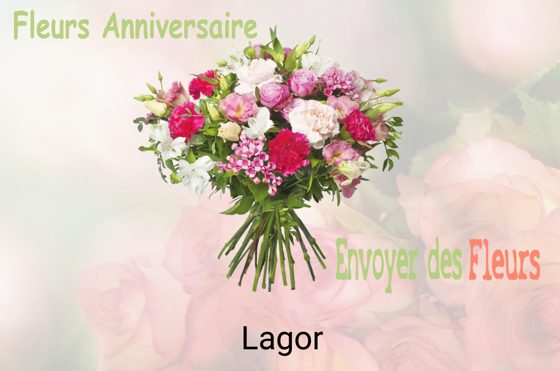 Bouquet de fleurs d’anniversaire livré à Lagor